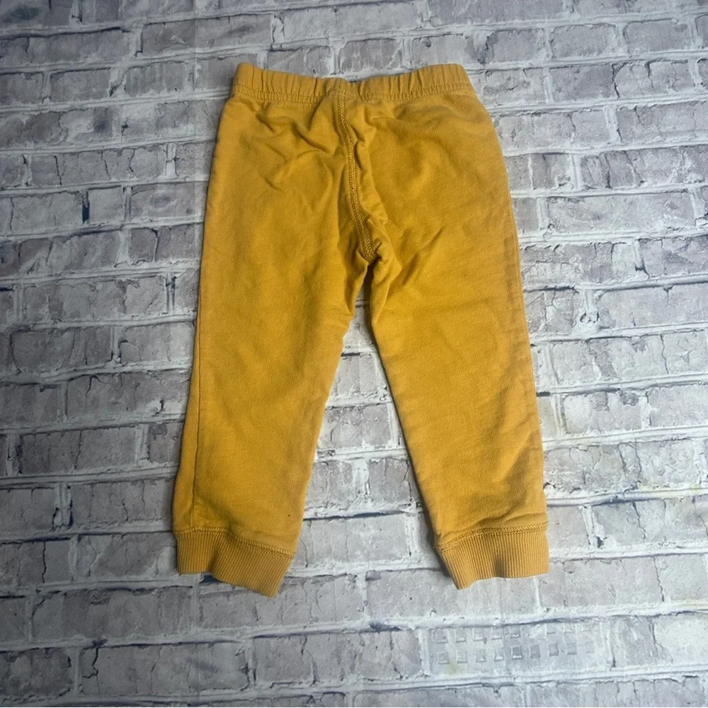 EUC Carter's Mustard Joggers for Kids Size 24 Months